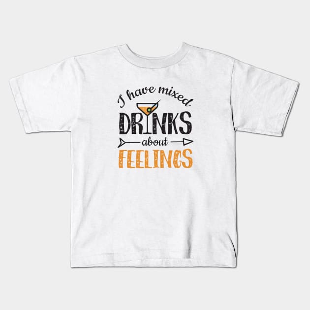 Alcohol Cocktail Longdrink Kids T-Shirt by Tobias Store